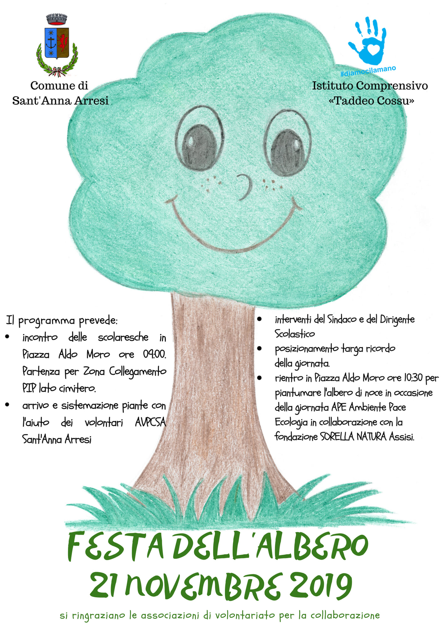 Festa dell'albero - Sant'Anna Arresi 21 novembre 2019